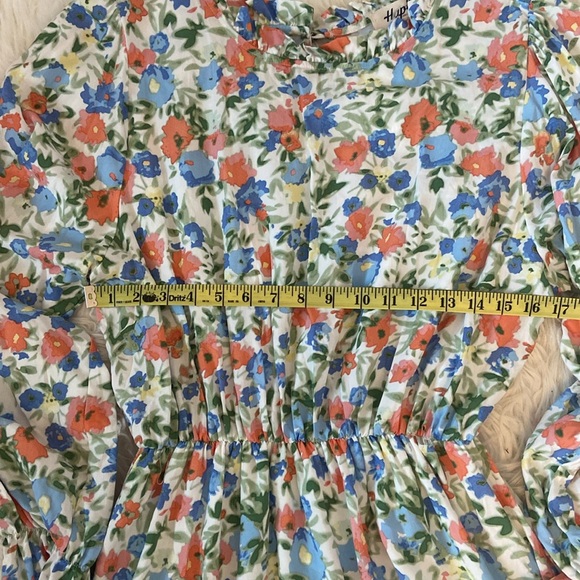 NWT Boutique Haptics Sage Floral Watercolor Women’s Dress Size 2X - Picture 9 of 10